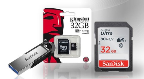 Κάρτες μνήμης και μονάδες USB flash